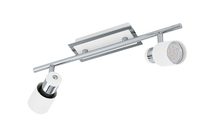 Davida Twin 10W LED Dimmable Adjustable Spotlight White-Chrome / Neutral White - 201996