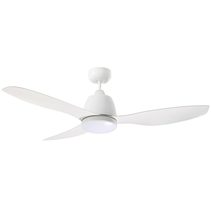 Elite 48" AC Ceiling Fan With 20W Dimmable LED White / Tri-Colour - MEF1333WW