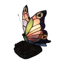 Tiffany Butterfly Table Lamp Pink - A013P