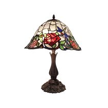 Rose & Dragonfly Tiffany Table Lamp Large - TL-16809/KG