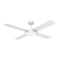Revolution 3 52" 24W LED Dimmable AC Ceiling Fan White / Tri-Colour - A3183