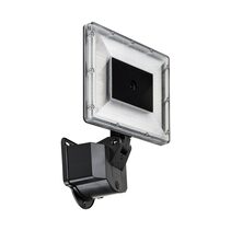 Fred 10W Solar LED Flood Light With Integrated Microwave Sensor & IP Camera Black / Warm White - SLDFreD-BLK