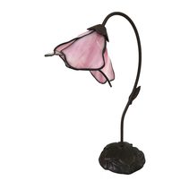 Tiffany Single Lotus Table Lamp Pink - TL-AL/6PK