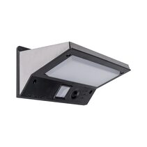 Solar LED Wall Light With Motion Sensor Black / Warm White - SLDWL0022-4.2W/BLK