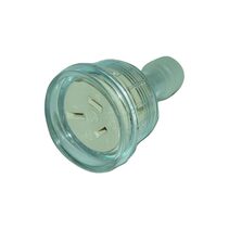 Rewirable 3 Pin Female Plug Clear - PLUG002