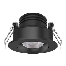 Pico 3W Dimmable Mini LED Adjustable Downlight Black / Tri Colour - 21577