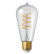 Filament Spiral ST64 LED 4W E27 Dimmable / Extra Warm White - F427-ST64S-C