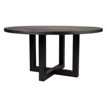 Leeton Round Dining Table Black - B32356