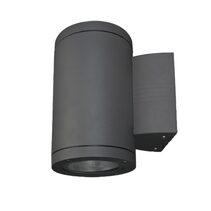 Mini Stein 16W LED Up/Down or Down Wall Pillar Spot Light Charcoal Black / Cool White - SE7147CW/CB