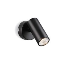 Xanthi High Power 5W LED Single Spotlight Black / Warm White - LSLX-P1-BL