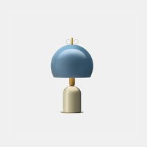 Bon Ton Round Table Lamp Blue - N4G3EO