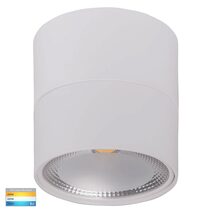 Nella 18W 240V Dimmable Surface Mounted LED Downlight & Extension White / Tri-Colour - HV5805T-WHT-EXT