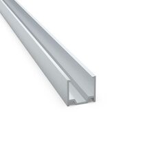2 Meter Aluminium LED Strip Extrusion Silver - AQS-401-ACC-02