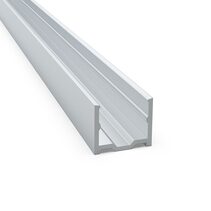 2 Meter Aluminium LED Strip Extrusion Silver - AQS-421-ACC-03