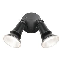 Pollux 1 20W Double Adjustable LED Spotlight Black / Cool White - ES-B06BW