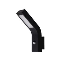 Vanguard 10W LED Wall Light with Sensor Black / Cool White - OL7194BK