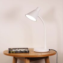 Macca 4.4W Adjustable LED Desk Lamp White / Cool White - OL92661WH