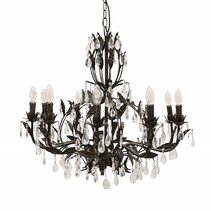 Taupe Large Chandelier - OWRN0025T