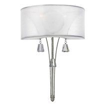 Mime 2 Light Wall Light Brushed Nickel - HK-MIME2