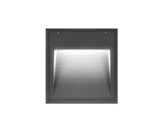 Ostro Square Recessed 19W LED Steplight Graphite Finish / Cool White - 240V - CBL6440