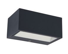 Bronte 9W LED Exterior Up/Down Wall Light Dark Grey Finish / Cool White - CED8340