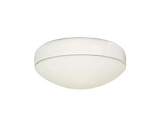 Eclipse with Frosted Glass Ceiling Fan Light Kit White - A3480