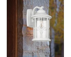 Lenore 170 Outdoor Wall Light White - LENORE EX170-WH