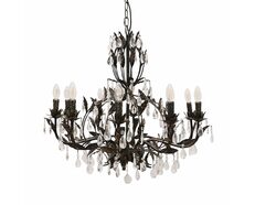 Taupe Large Chandelier - OWRN0025T