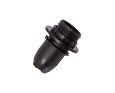Lampholder 10mm Thread SES With Stopper Black - ACLH10MMSESEUROBK