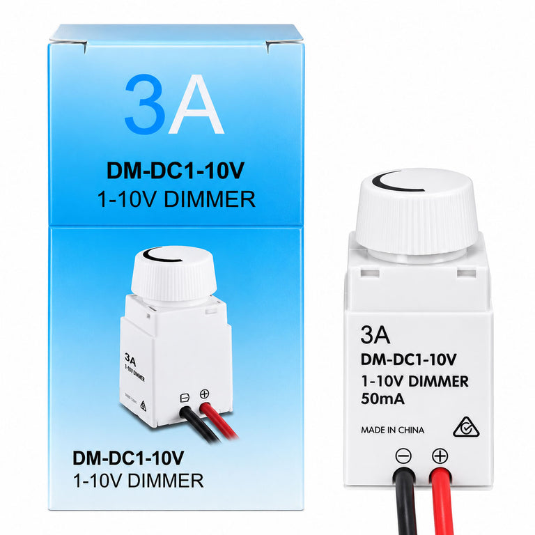 Trailing Edge LED Rotary Dimmer - DM-DC1-10V
