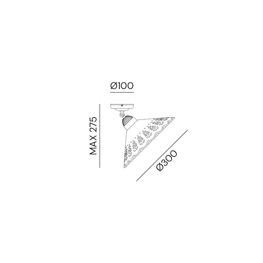 Fior Di Pizzo Medium Ceiling Light - 065.02.OC