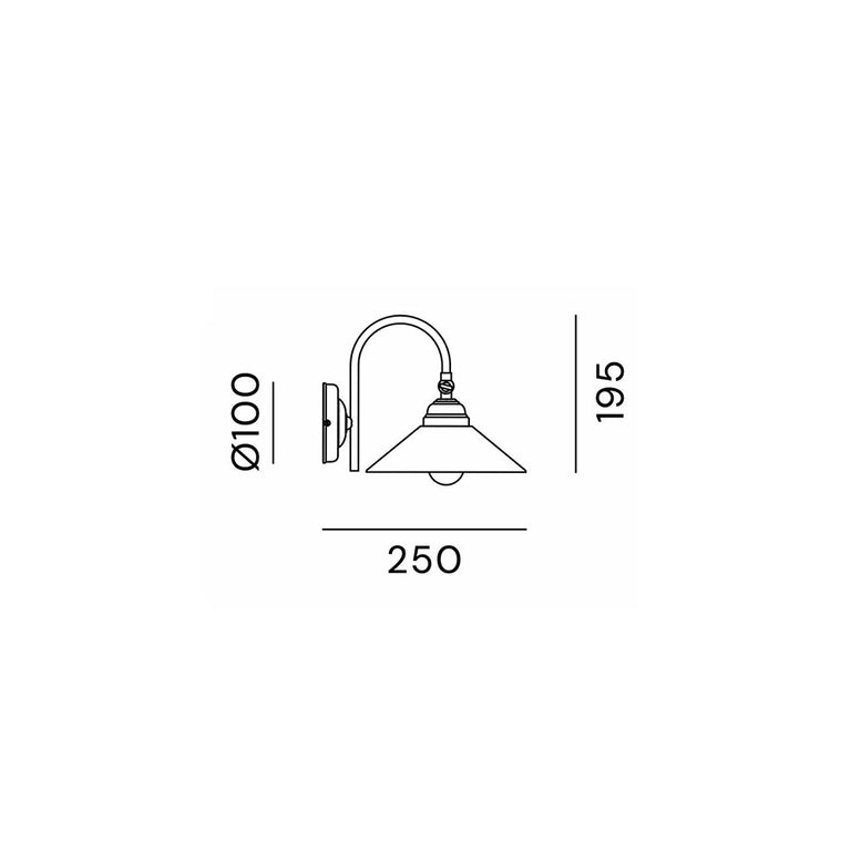 Country Curve Wall Light - 081.19.OV
