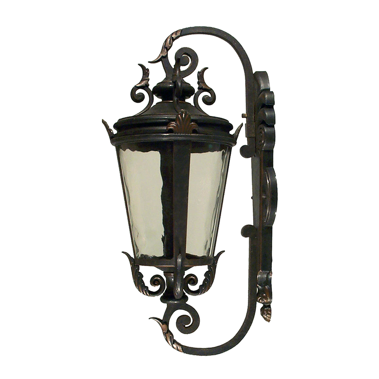 Albany Medium Outdoor Wall Light Antique Bronze IP44 - LOI1000031