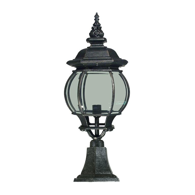 Flinders Large Pillar Mount Antique Black - LOI1001681