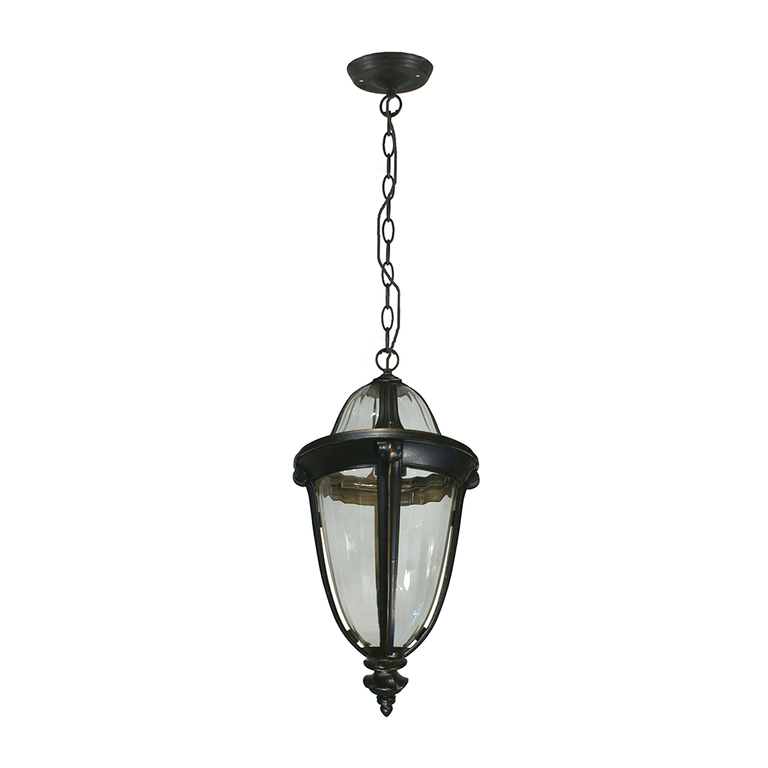 Mayfair Chain Pendant Antique Bronze IP44 - LOI1000312