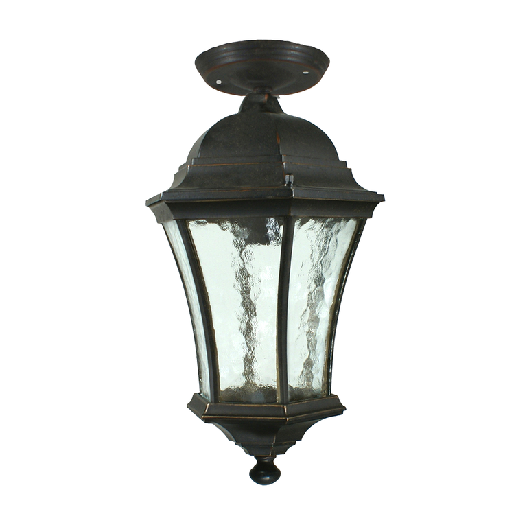 Strand Small Under Eave Light Antique Bronze IP44 - LOI1000496