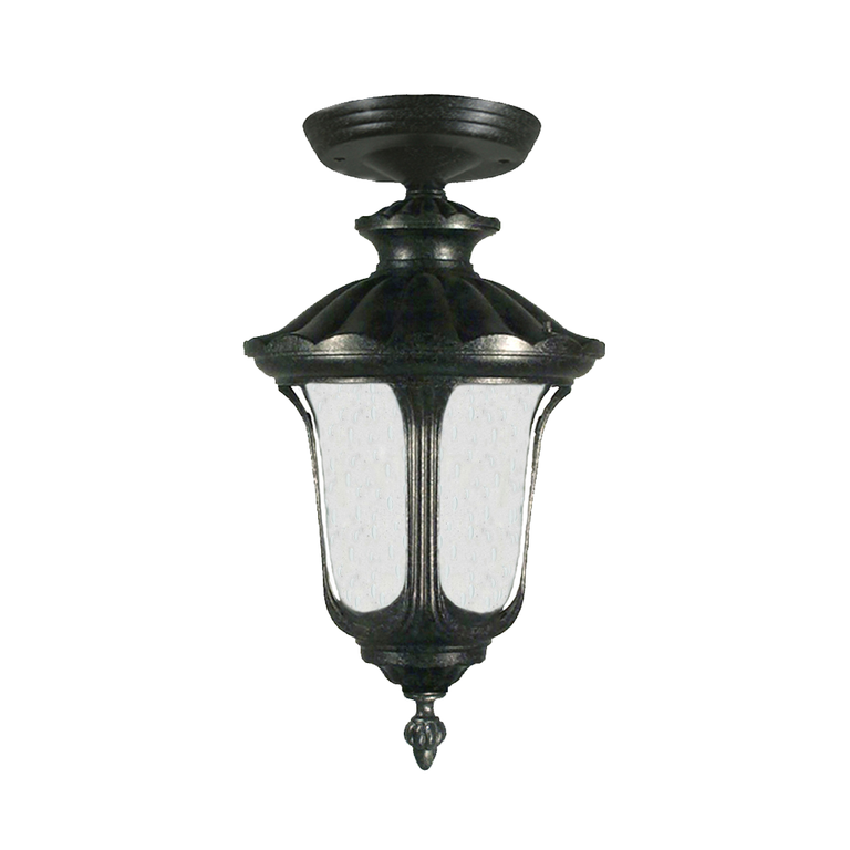 Waterford Small Under Eave Light Antique Black IP44 - LOI1000567