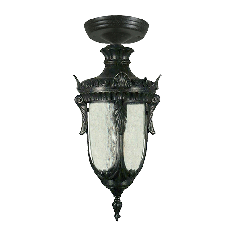 Wellington Small Under Eave Light Antique Black IP44 - LOI1000580