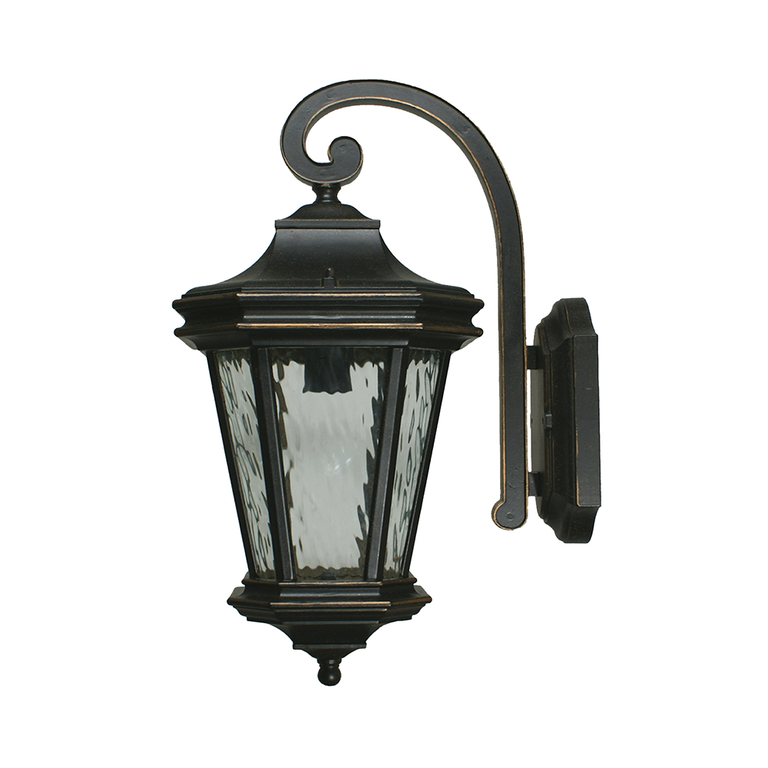 Tilburn Medium Outdoor Wall Light Antique Bronze IP44 - LOI1000814