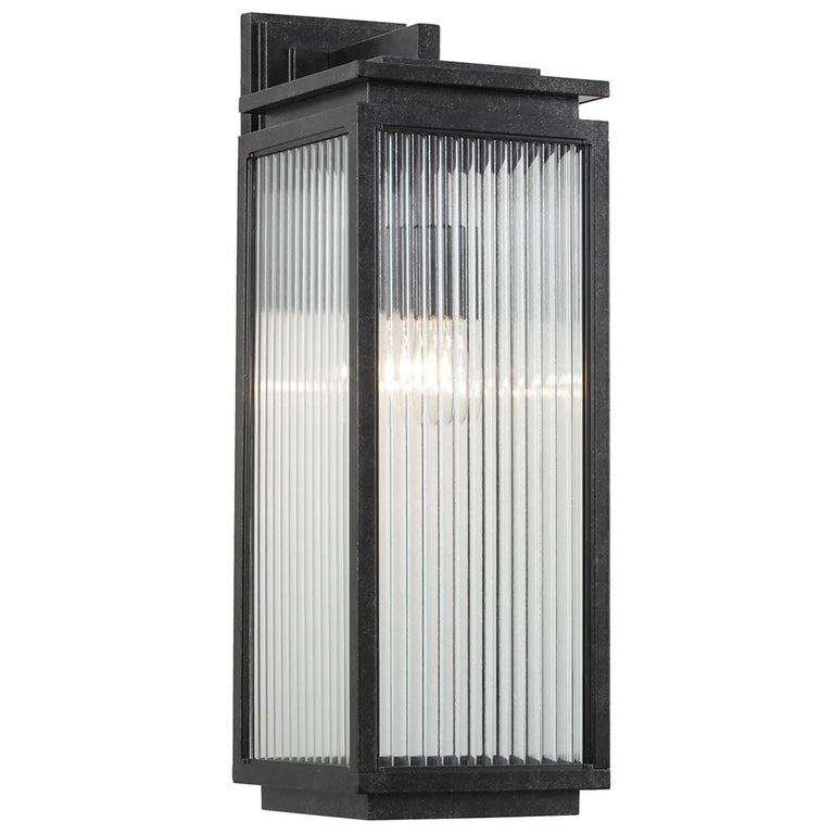 Boulevard Large Outdoor Wall Light Antique Black IP44 - LOI1000821