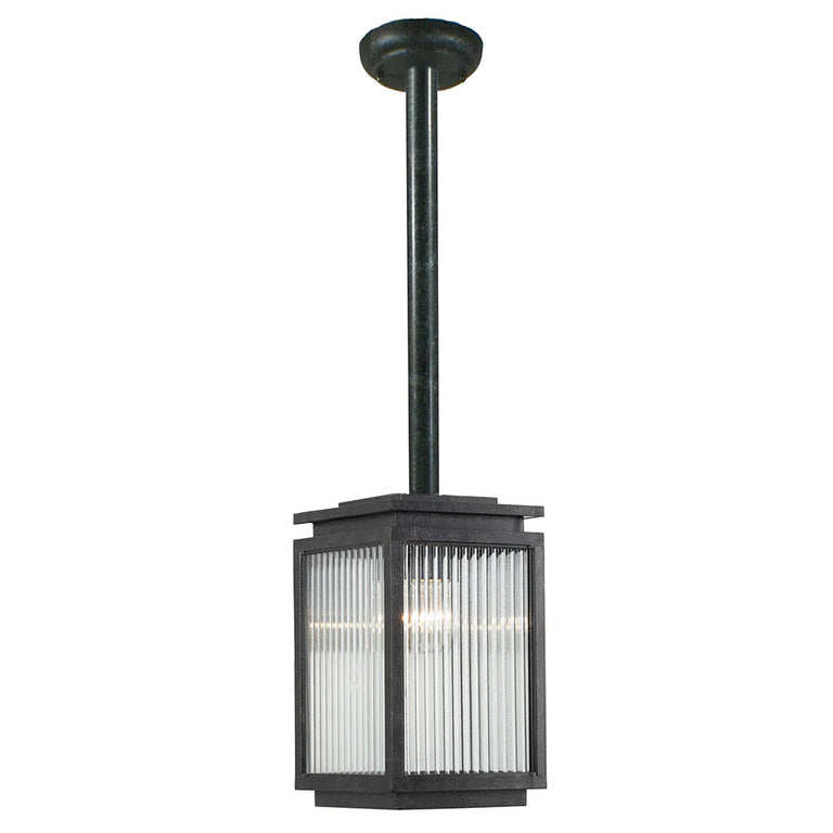 Boulevard Outdoor Rod Pendant Antique Black IP44 - LOI1000825