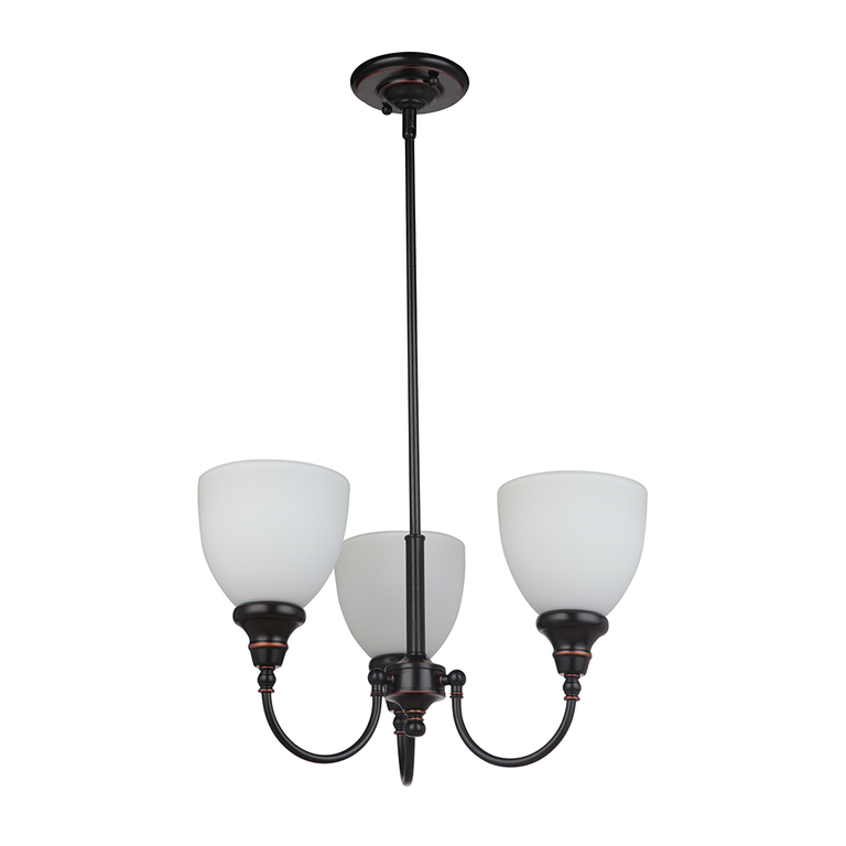 Benson 3 Light Pendant Bronze Upward - LOI1001169