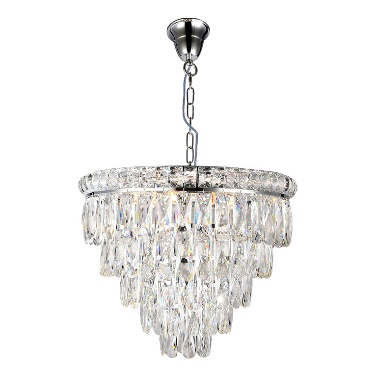 Emporia 8 Light Crystal Pendant Chrome - LOI1001179