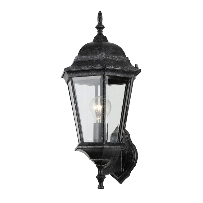 Junction Small Outdoor Wall Light Antique Black IP44 - LOI1001244