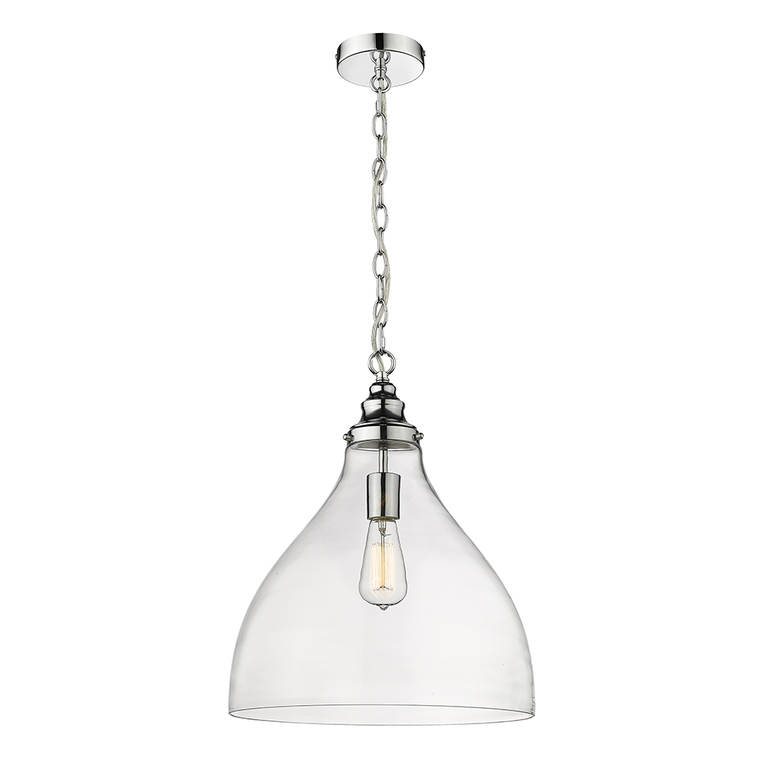 Keys Large Chain Pendant Chrome - LOI1001245