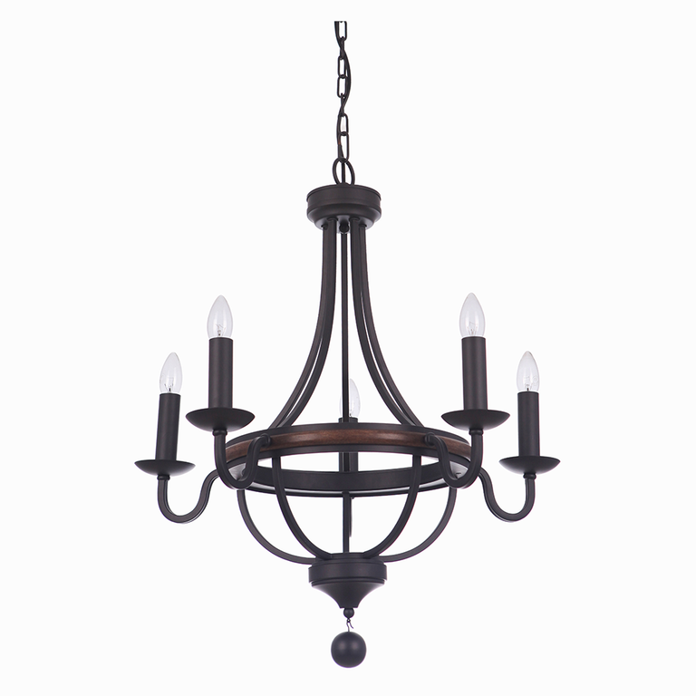 Lakewood 5 Light Pendant Bronze - LOI1001294