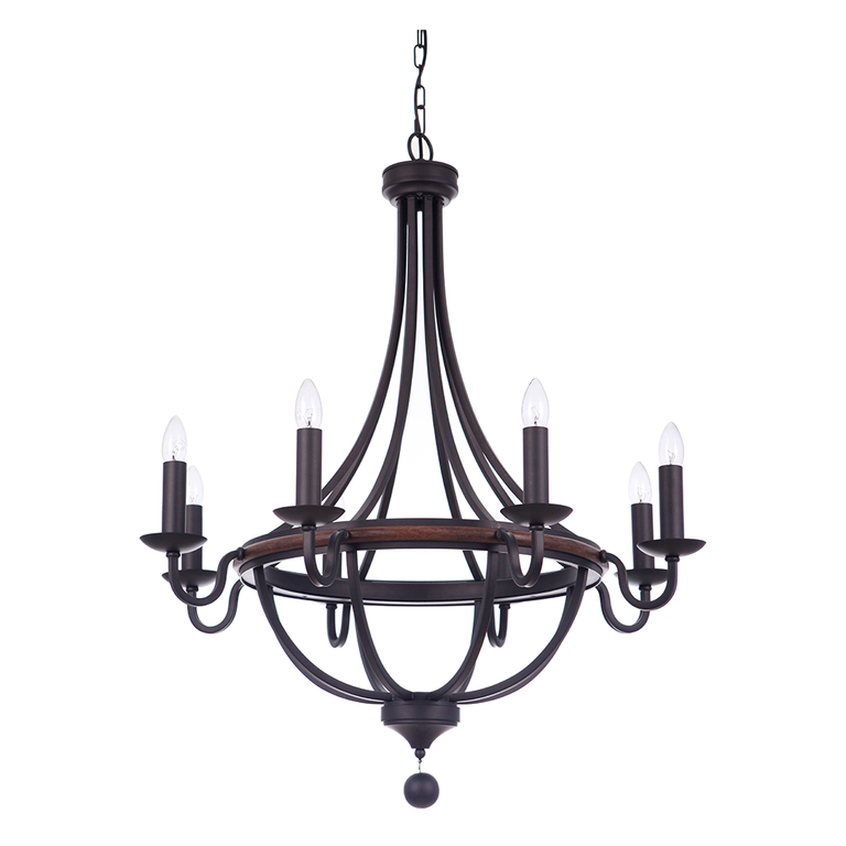 Lakewood 8 Light Pendant Bronze - LOI1001295