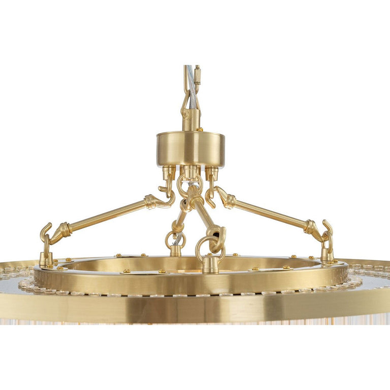 Evangeline Medium 60cm 8 Light Chandelier Satin Brass - LOI1001628
