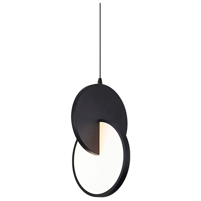 Abstract 1 Light 14W LED Pendant Black / Warm White - 10305