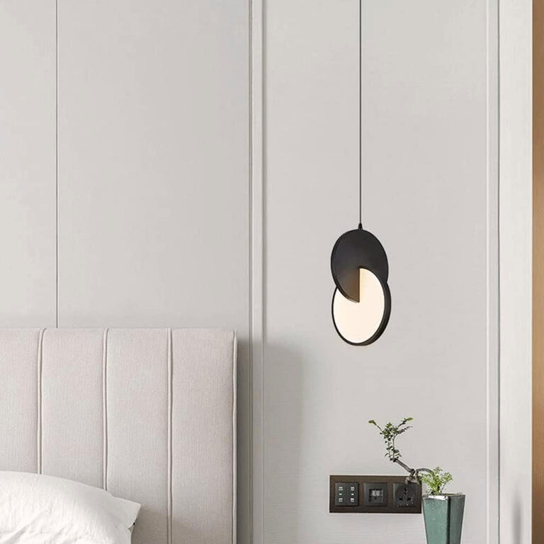 Abstract 1 Light 14W LED Pendant Black / Warm White - 10305